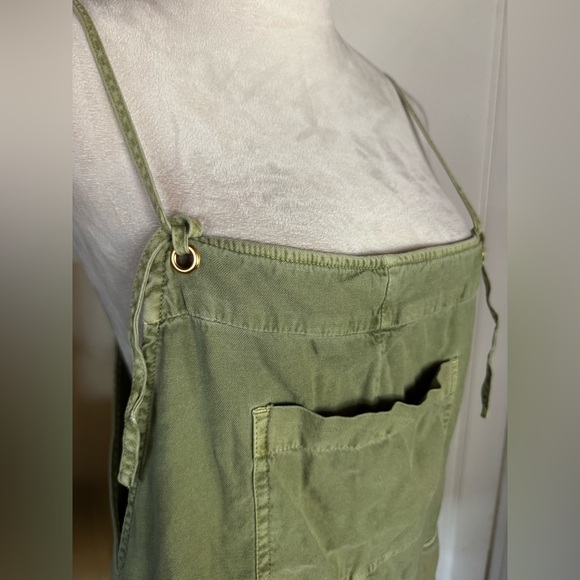 Billabong Casual Linen Romper Overall Beach Surf California Coastal Cowgirl - Picture 13 of 14